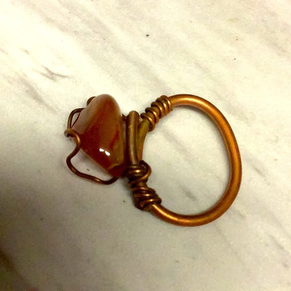 🪶Bronze Stone Ring 🪶 - Picture 2 of 2